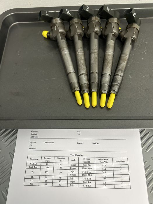 Дюза/Дюзи за мерцедес Мл 270цди 163кс Проверени/diuzi za ML Stendovani