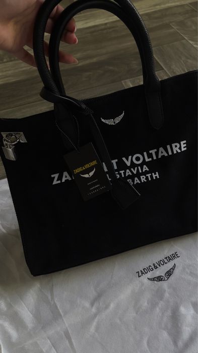 Zadig Voltaire черная сумка