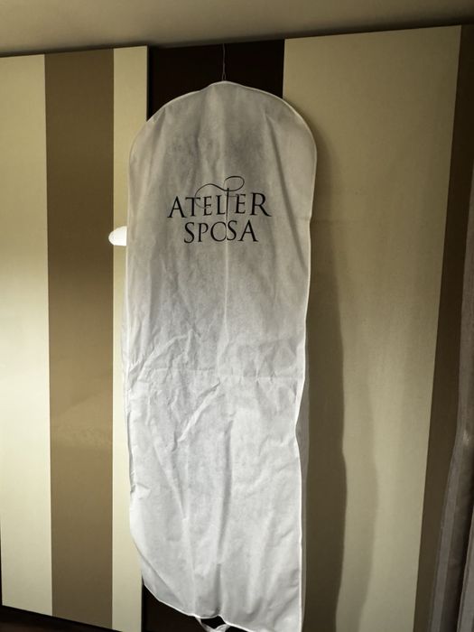 Сребриста официална рокля Atelier Sposa