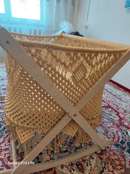 Колыбель-люлька по технике макраме