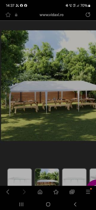 Cort de petrecere 9×4 metri