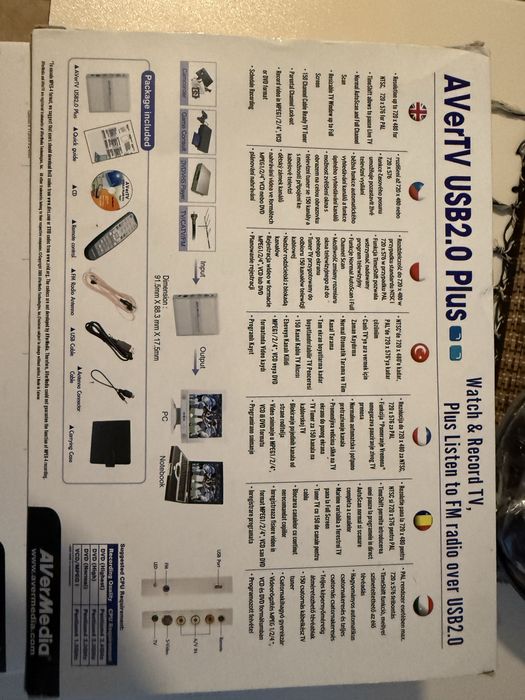 AverTv box 9 и AVerTV USG2.0 Plus