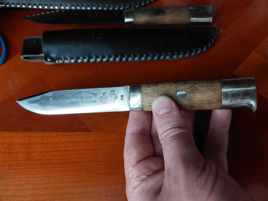 Cutit Vinatoare Vechi ani 1931 Bergans Sliring Norway Rar!