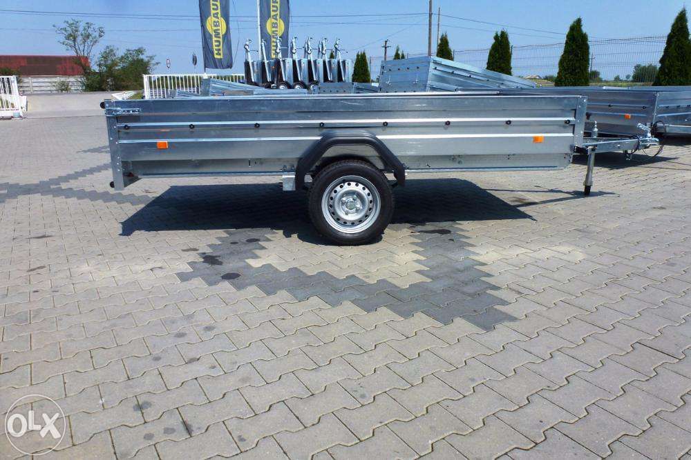 Remorca 750 kg 300 x 150 cm foi de arc si amortizor