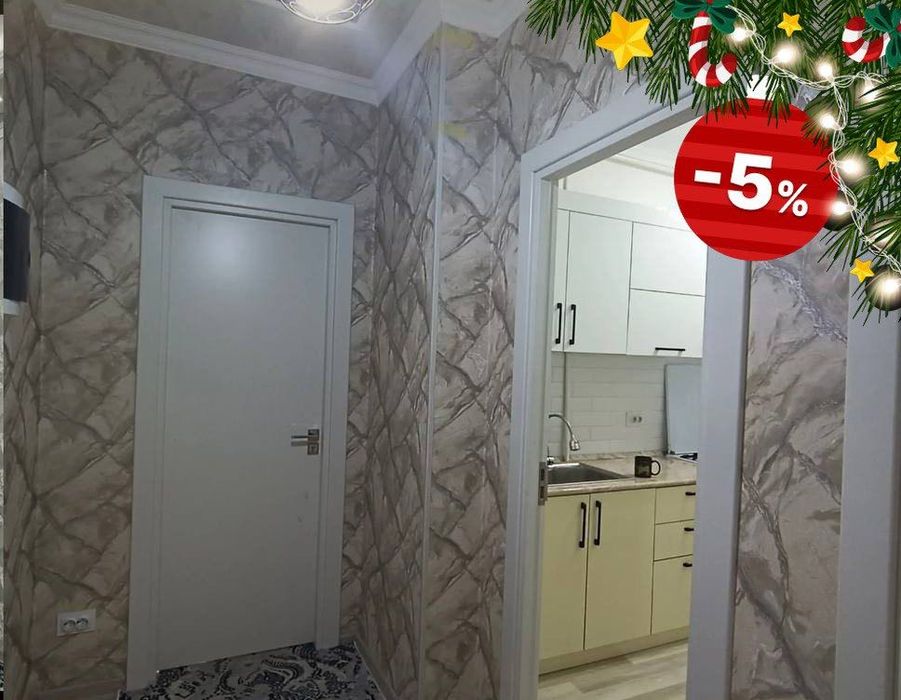 2х комнатная квартира 38м2 мечеть Исломота Рисовой базар Assalam Sohil