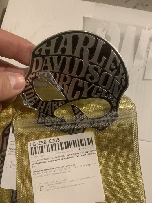 Метални емблеми и стикери Harley-Davidson (чисто нови)