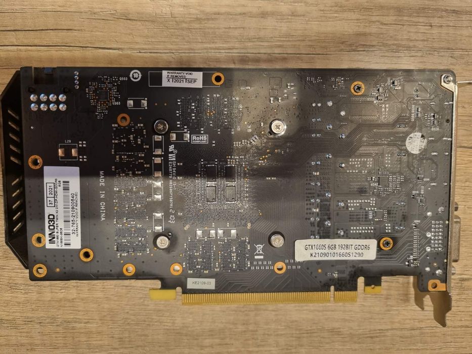 Видеокарта  GTX  1660  SUPER  INNO3D