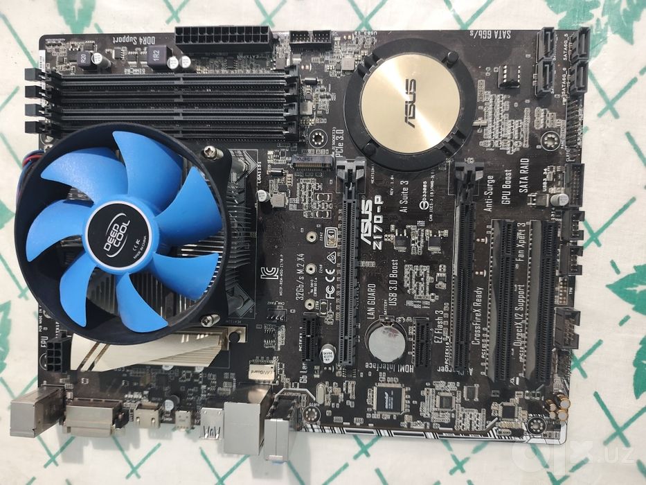 Asus Z 170-P plata + intel Core i5 6400 protsessor+DeepCool kuler,DDR4