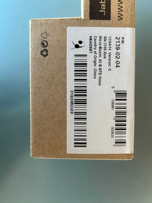 Професионални слушалки Jabra headset GN 2100 Duo