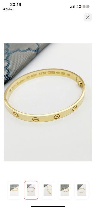 Cartier браслет 22,47 грамм