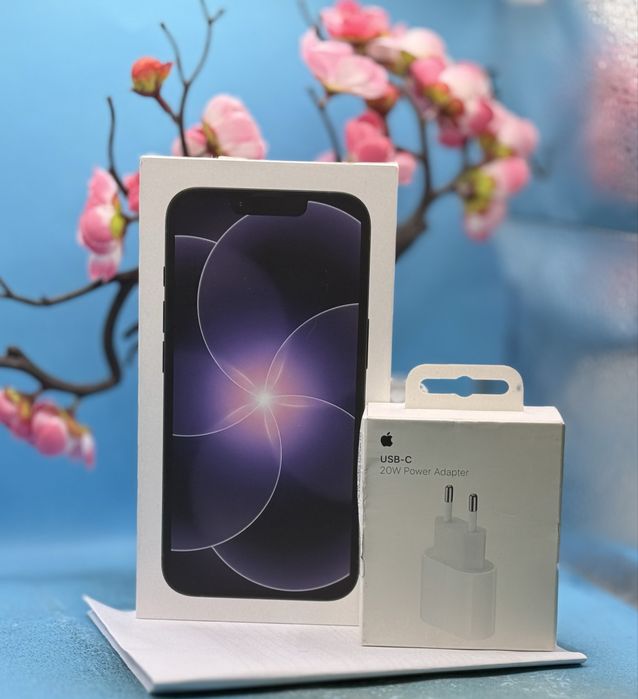 НОВ!!! Apple iPhone 17e, 256 GB, 5G, Black +  адаптер Apple