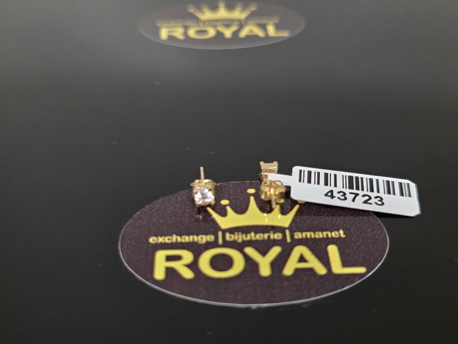 Bijuteria Royal: Cecei aur 14k/0.47 gr