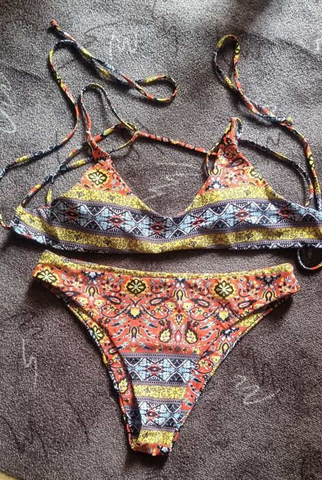 Costum de baie multicolor