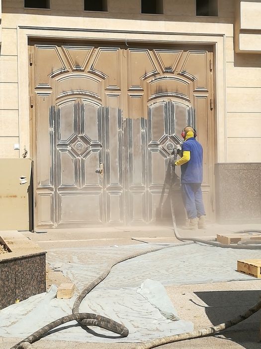 Пескоструй. пескоструйная обработка металлоконструкций