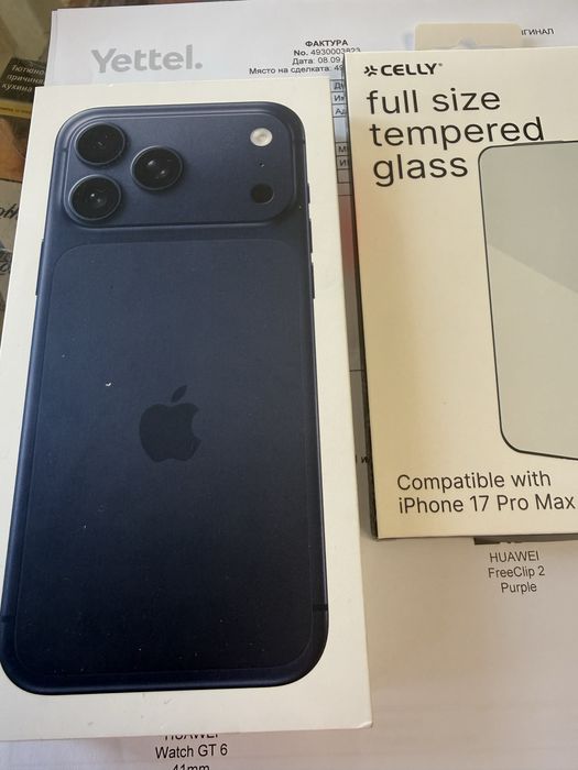 Iphone 17 pro max blue 2tb Неотварян!Гаранция