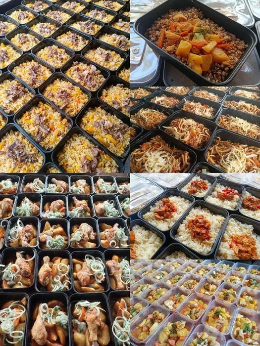 Catering hizmati 3 mahal ovqat tarqatamiz Stroykaga 45,000 boshlanadi!
