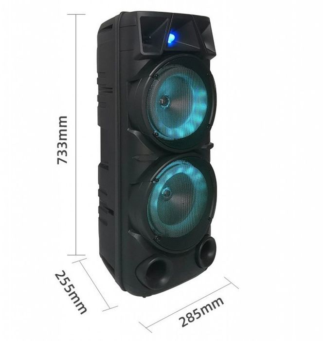 Bluetooth тонколона speaker ZQS-8210 2x8" 4800mAh