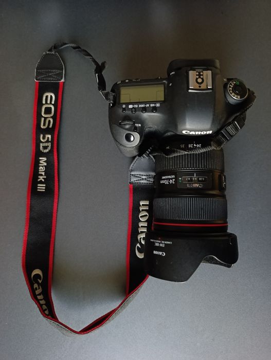 Фотоапарат Canon 5D Mark IIIи обектив 24-70 USM II