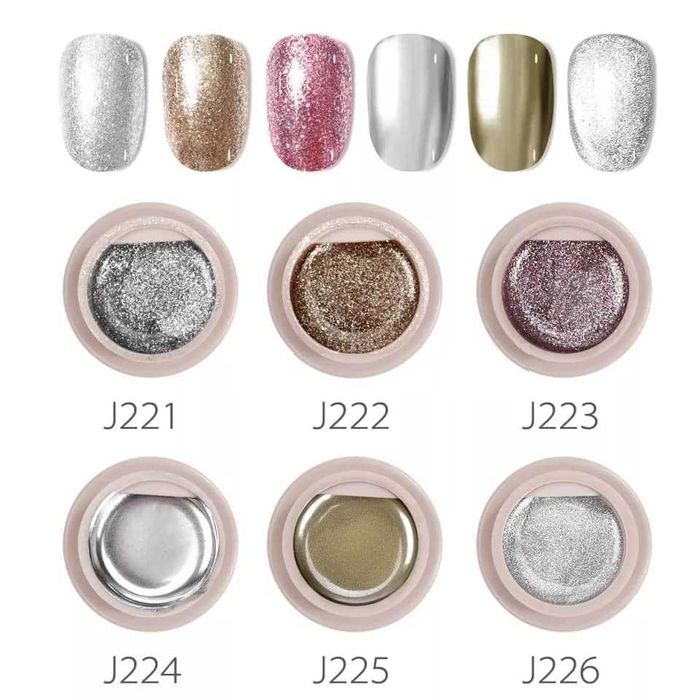 GD COCO гел лак минерал - мрамор ефект