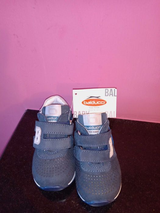 Детски италиански обувки  от естествена кожа за момче -номер 19