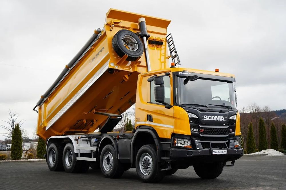 Scania 450 XT / 8x6 / BASCULATOR SPATE / OPTICRUISE / ANVELOPE 100% / EURO 6