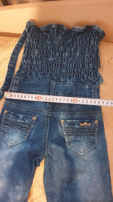 Дънков гащеризон за момиче