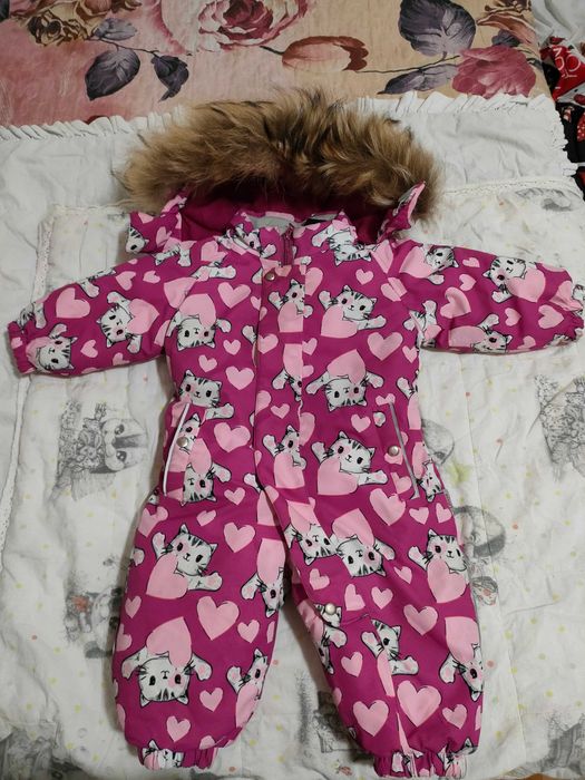 Комбинезон с натуральным мехом