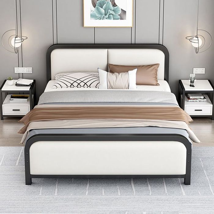 Современные металлические кровать