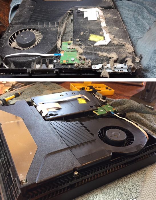 Mentenanta PlayStation PS4 Pro Slim Reparatii Curățare praf / Pastă