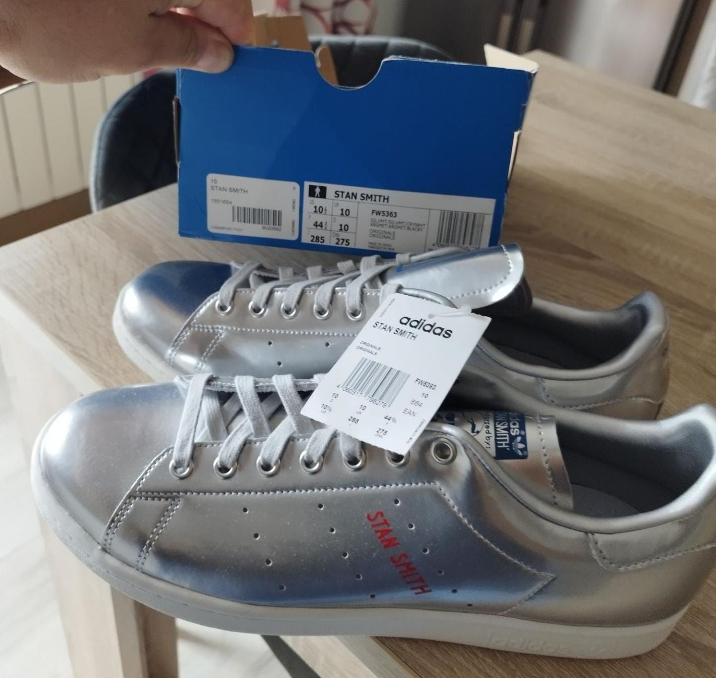 NOI Adidas Stan Smith 44 2 3 Editie Limitata Silver Bucuresti