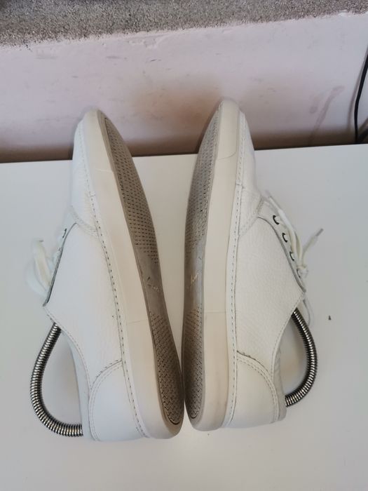 Бели обувки Clarks 42 н. Естествена кожа