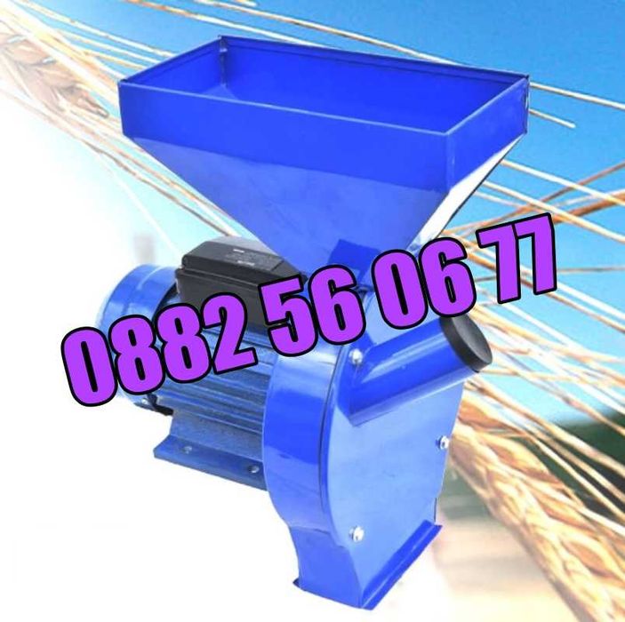 Комбинирана монофазна фуражомелка /ярмомелка, 4.2 kW, 4 сита