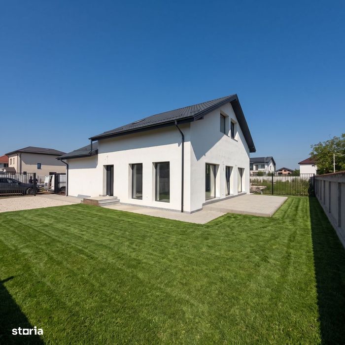 Casa individuala pe parter, 4 camere, Mansarda