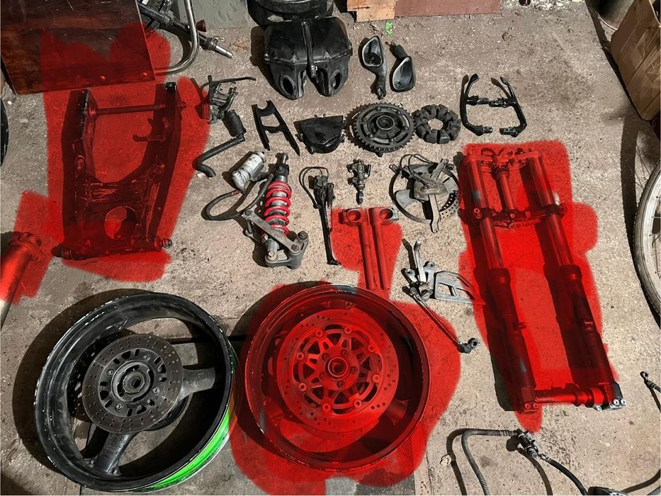 запчасти kawasaki ninja zx6 96 года