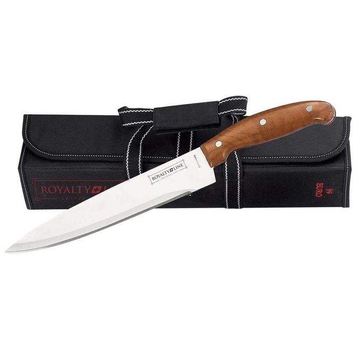 Set profesional de cutite Royalty Line, otel inoxidabil, 10 piese