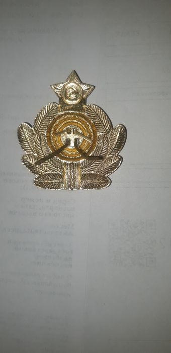 Кокарда офицерская ВМФ СССР.