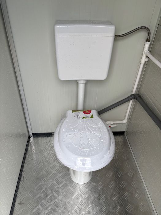 Toaleta WC ecologica racordabila vas englezesc cu 2 posturi HELSINKI