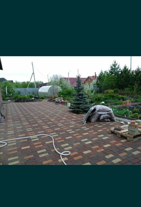 Брусчатка укладка