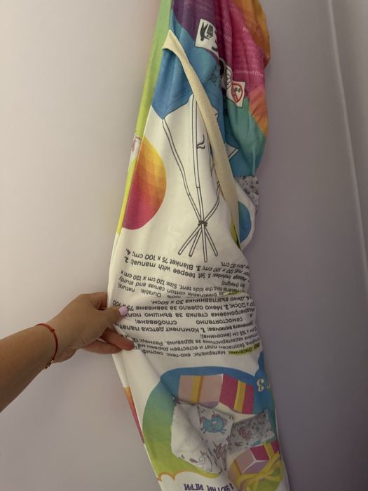 Детска палатка типи за игри Типи Еднорог