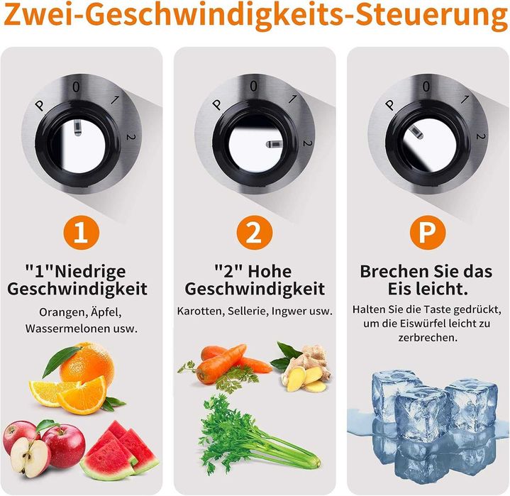 Сокоизстисквачка Scheffler JR1 PJE1000 1000W Сок от плодове зеленчуци