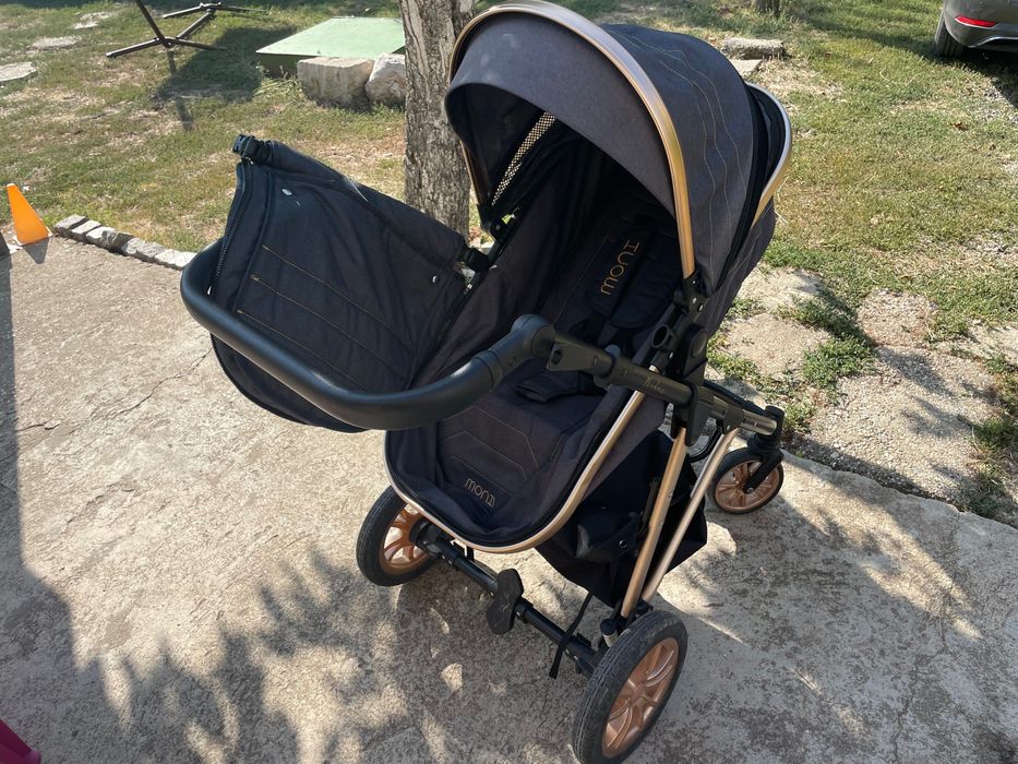 Комбинирана бебешка количка Mini Midas 2в1 и аксесоари