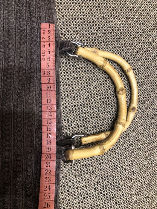 Geanta de mana poseta mare H&M maner lemn