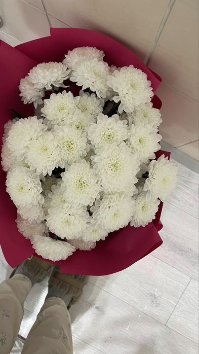 Свежий ромашка букет