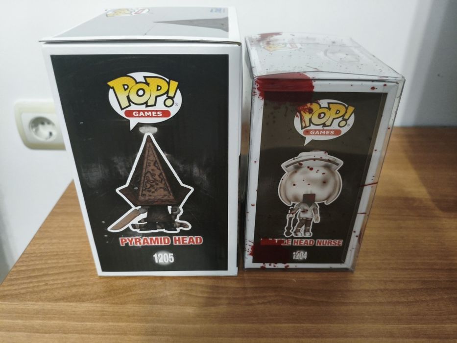 Silent hill Funko - Funko Pop! Silent Hill 2 Pyramid Head 1205, Bubble Head Nurse 1204