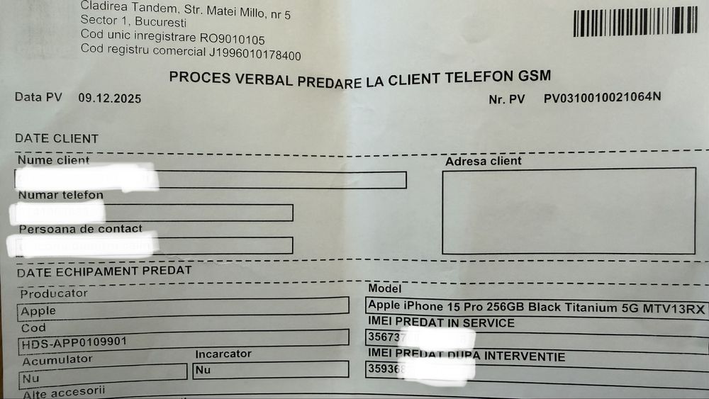 Iphone 15 Pro 256gb - nou - neactivat