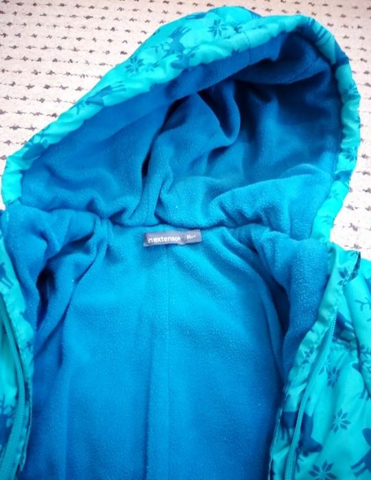 Combinezon iarna, Tex, 86cm și fleece Decathlon 90-98cm