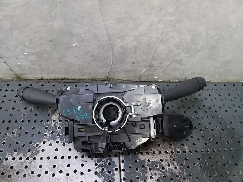 Bloc manete semnalizare stergator parbriz tempomat spirala volan citroen c3 3 sx 98312593zd