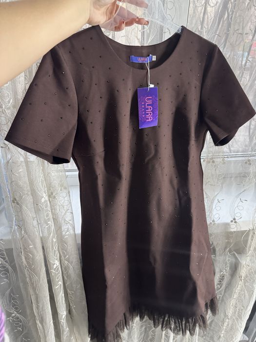 Платье со стразами