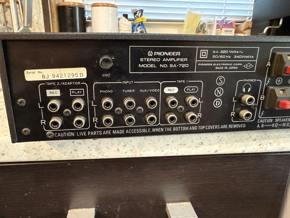 Pioneer SA-720 Стерео