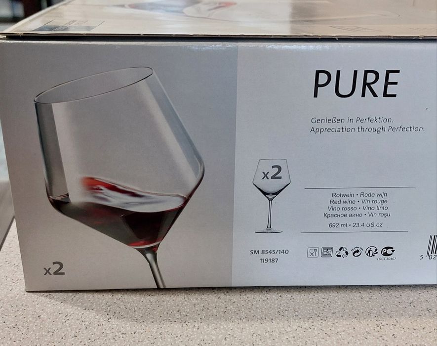 Set 6 pahare Vin SHOTT SWESEL Pure colection 692 ml